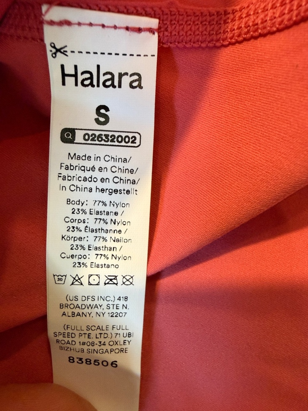 HALARA Rose SoftlyZero™ Activity Dress - Coral/Pink Sz S NWT - Picture 3 of 15